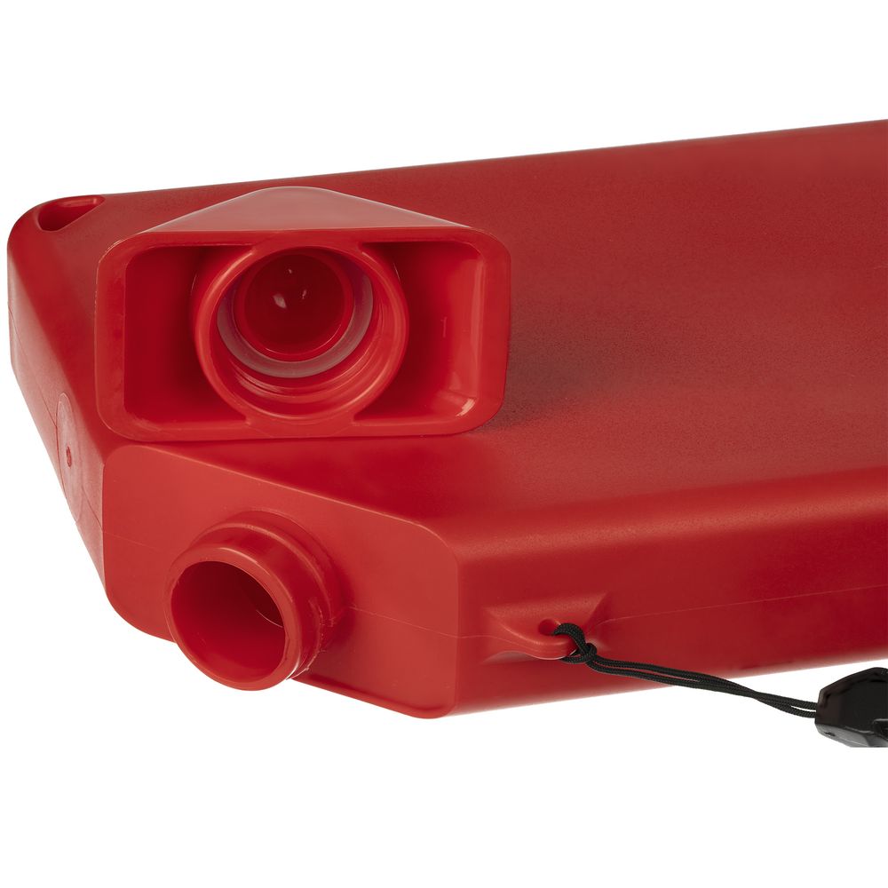 Плоская бутылка для воды Flacon, красная-3