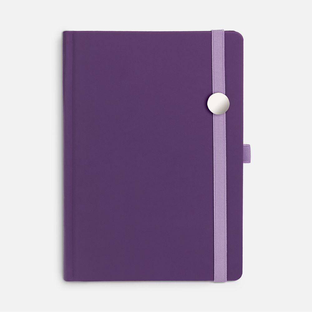 Ежедневник Favor Metal, недатированный, фиолетовый-2