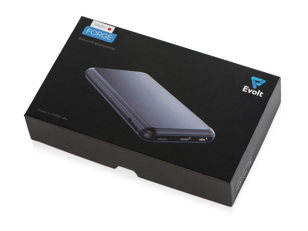 Внешний аккумулятор Forge v.2, металл, 10000mah, красный-7