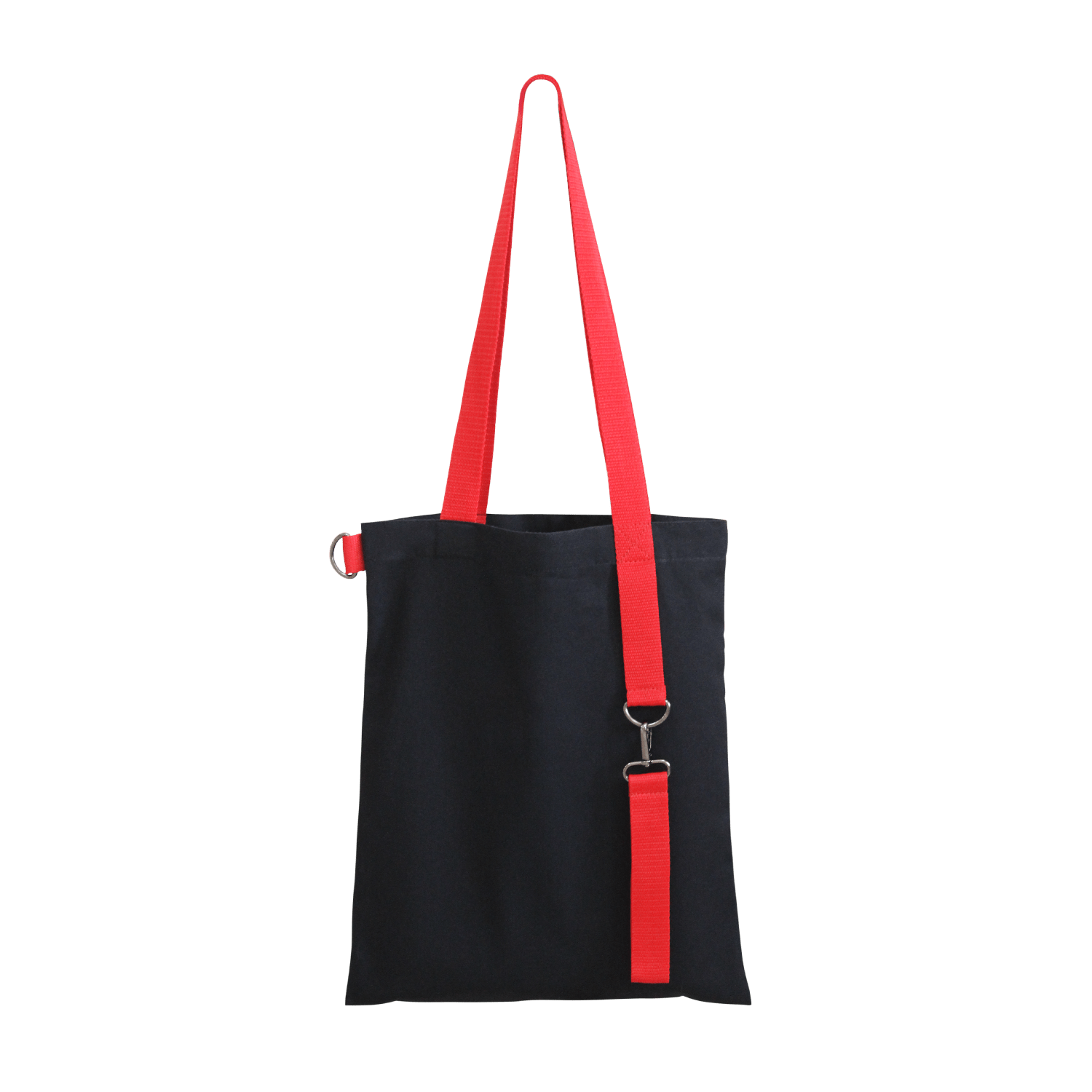 Шоппер Superbag black (чёрный с красным)-2