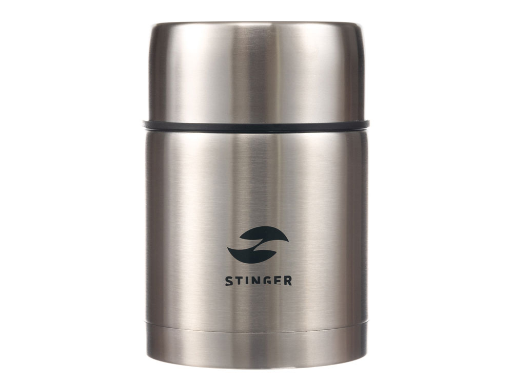 Термос ланч-бокс Stinger, 0,7 л, широкий, нержавеющая сталь, серебристый, 10,8 x 10,8 x 15,9 см-0