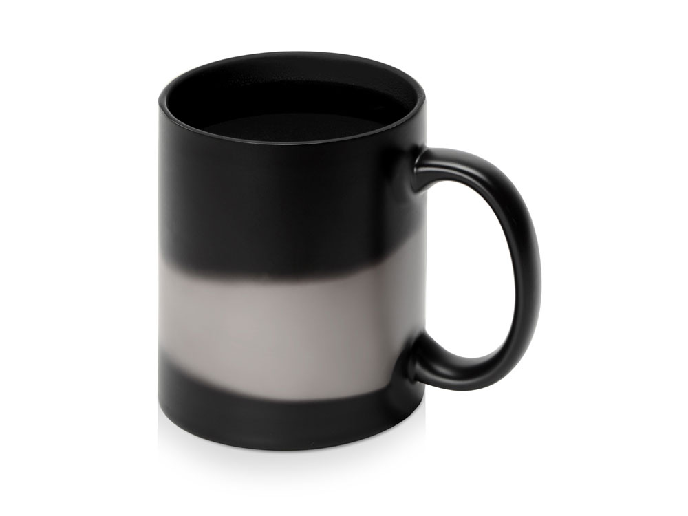 Кружка-хамелеон Surprise матовая, черный/черный-2