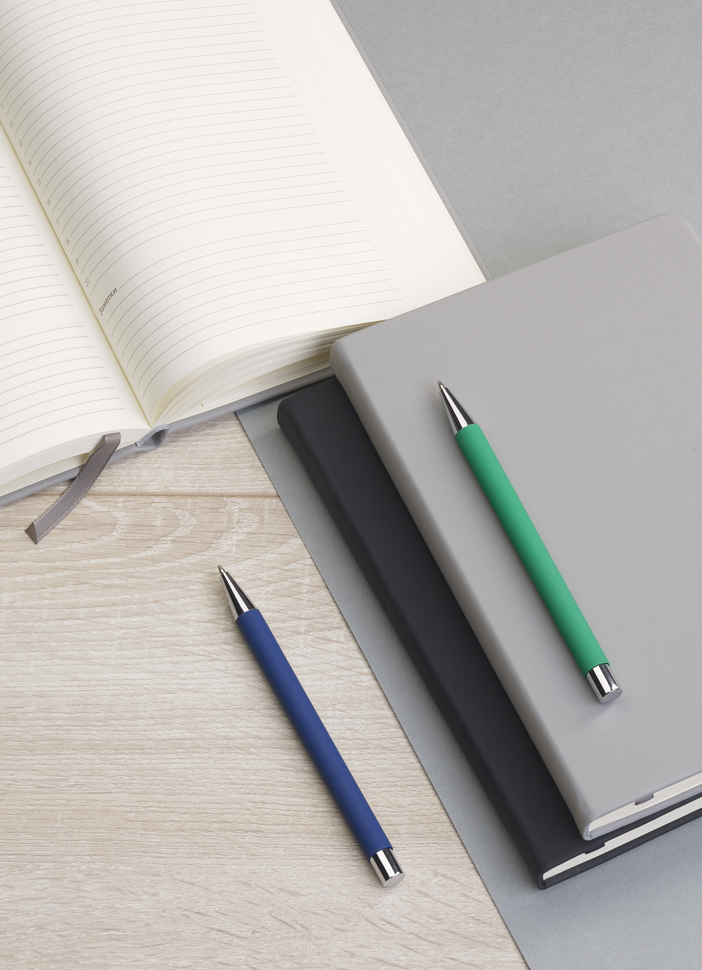 Ежедневник недатированный "Милан", А5, покрытие soft touch-2