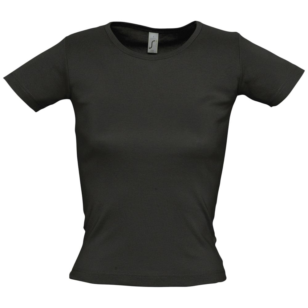 Футболка женская с круглым вырезом Lady 220 черная-1
