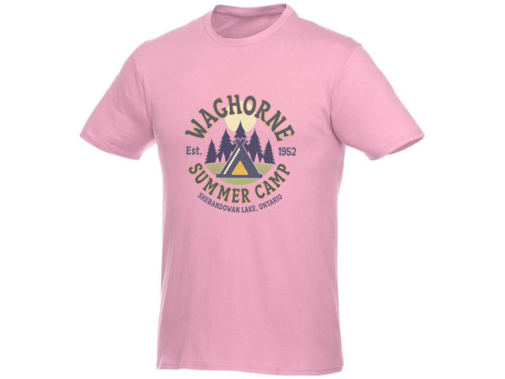 Мужская футболка Heros с коротким рукавом, светло-розовый-4