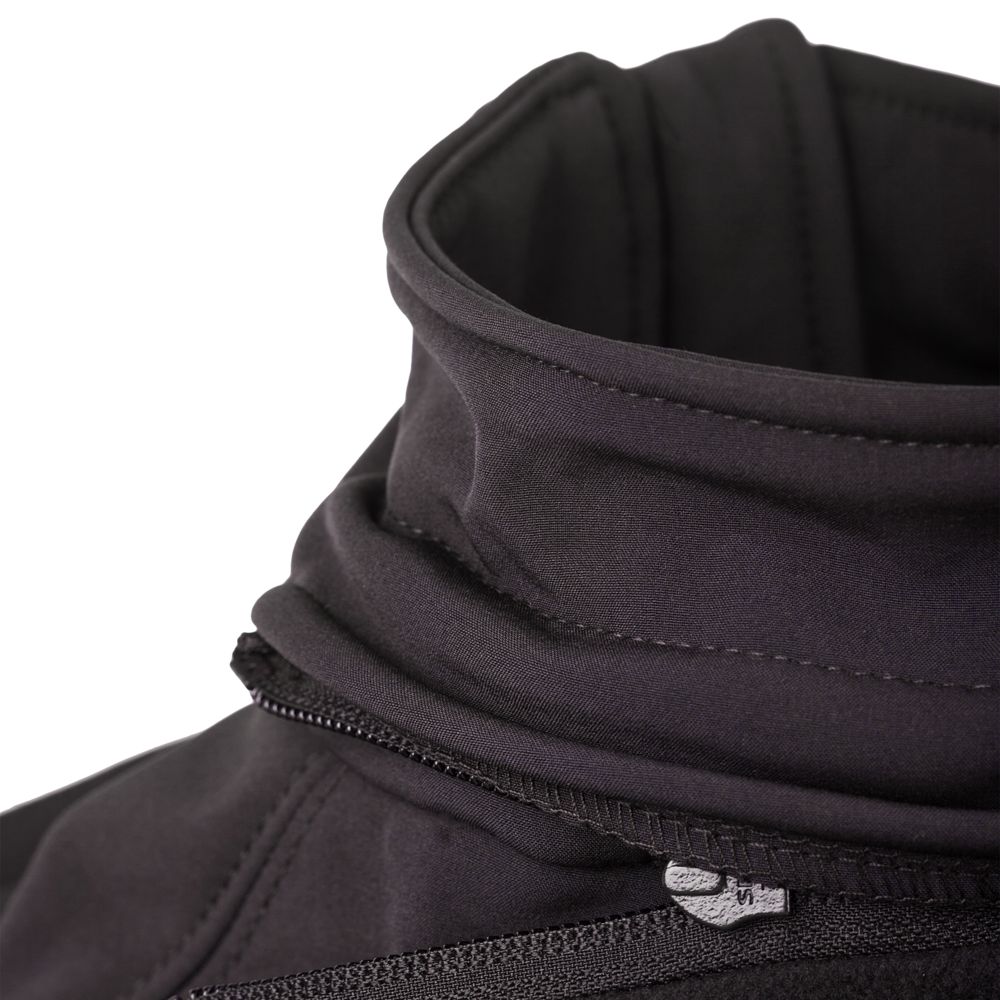 Куртка женская Hooded Softshell черная-2
