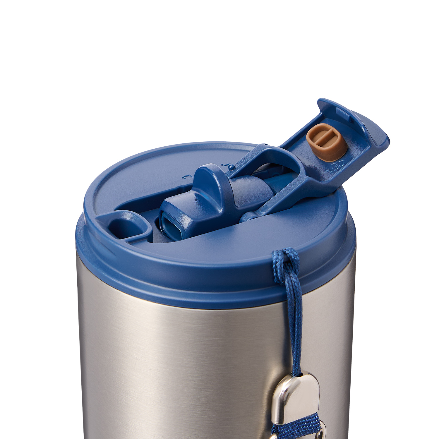 Термокружка вакуумная Авеню (Avenue), синяя-5