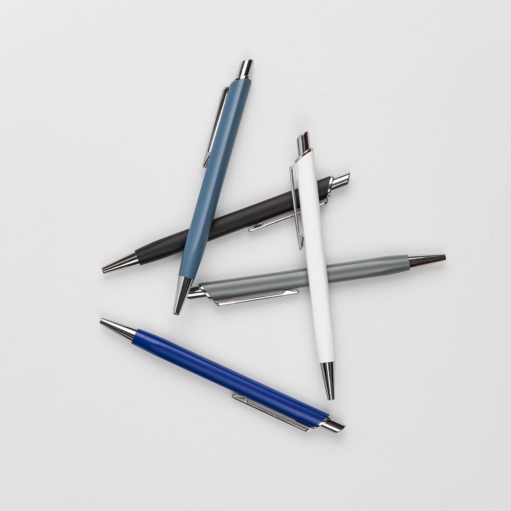 Ручка шариковая Konvent, матовая, белая-2