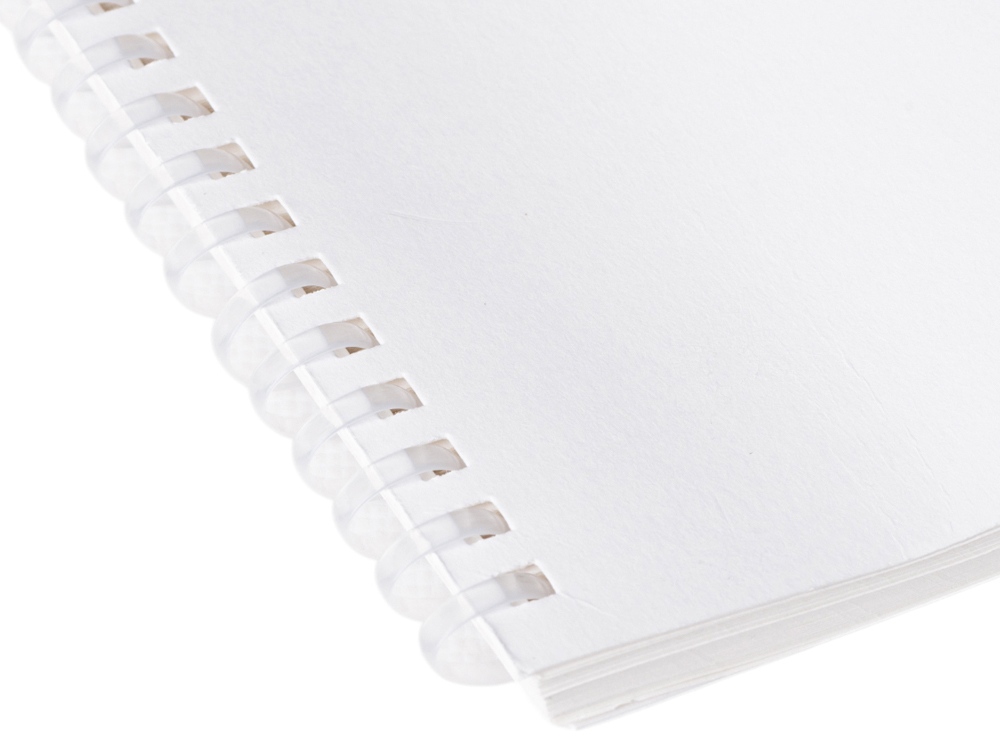 Блокнот на мягкой спирали А6 Sahara, 60 листов 70 гр/м2, белый-1