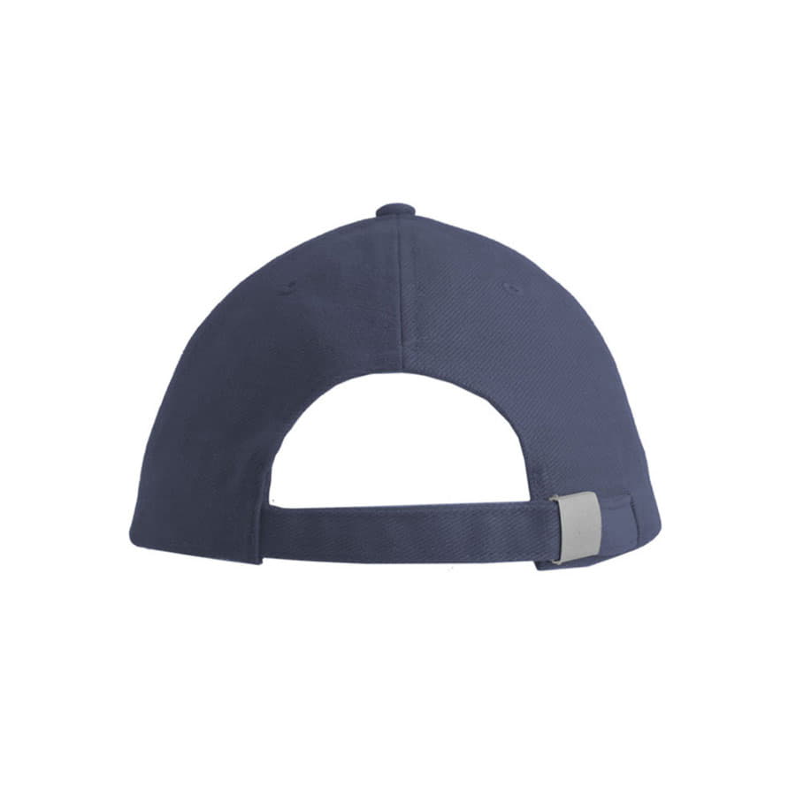Бейсболка PILOT, 6 клиньев,  металлическая застежка, темно-синий-5