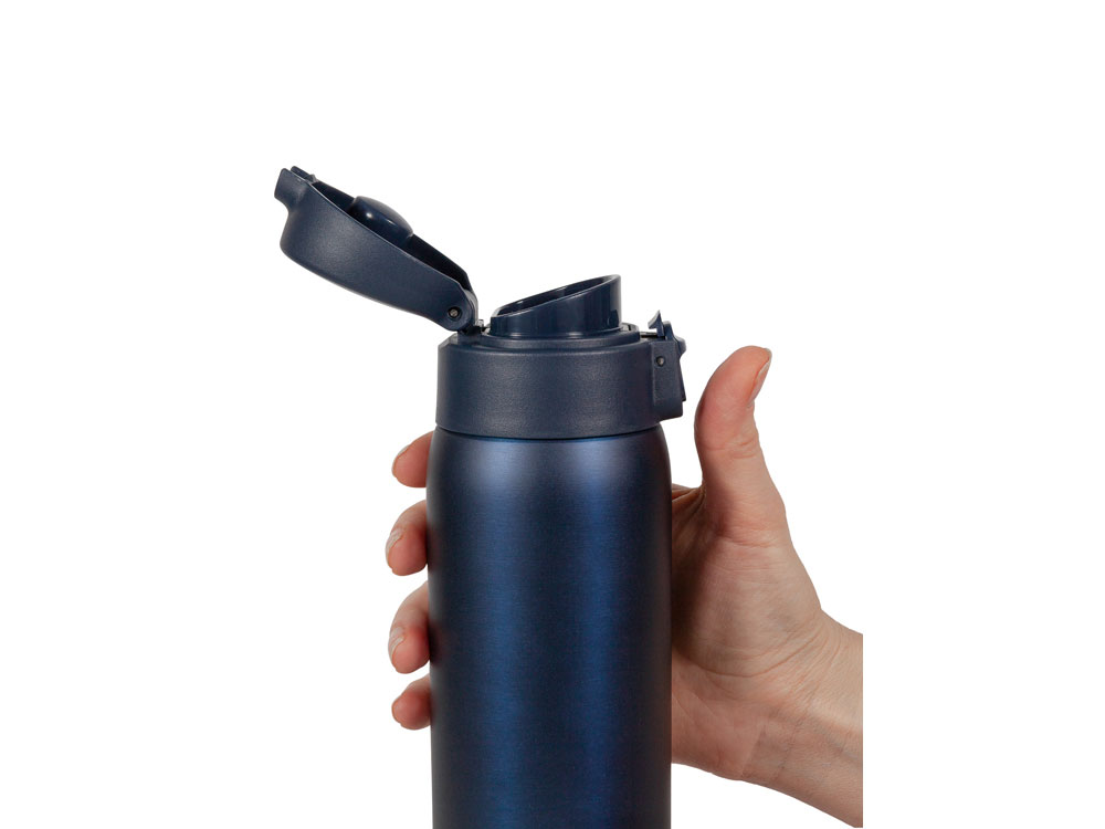 Термокружка Relaxika 701, 480 мл, синий-12