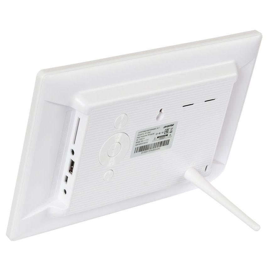 Цифровая фоторамка Digma PF-1043, белая-2