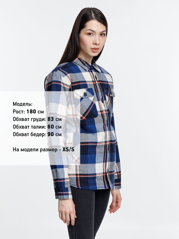 Куртка-рубашка оверсайз унисекс Noah, синяя-5