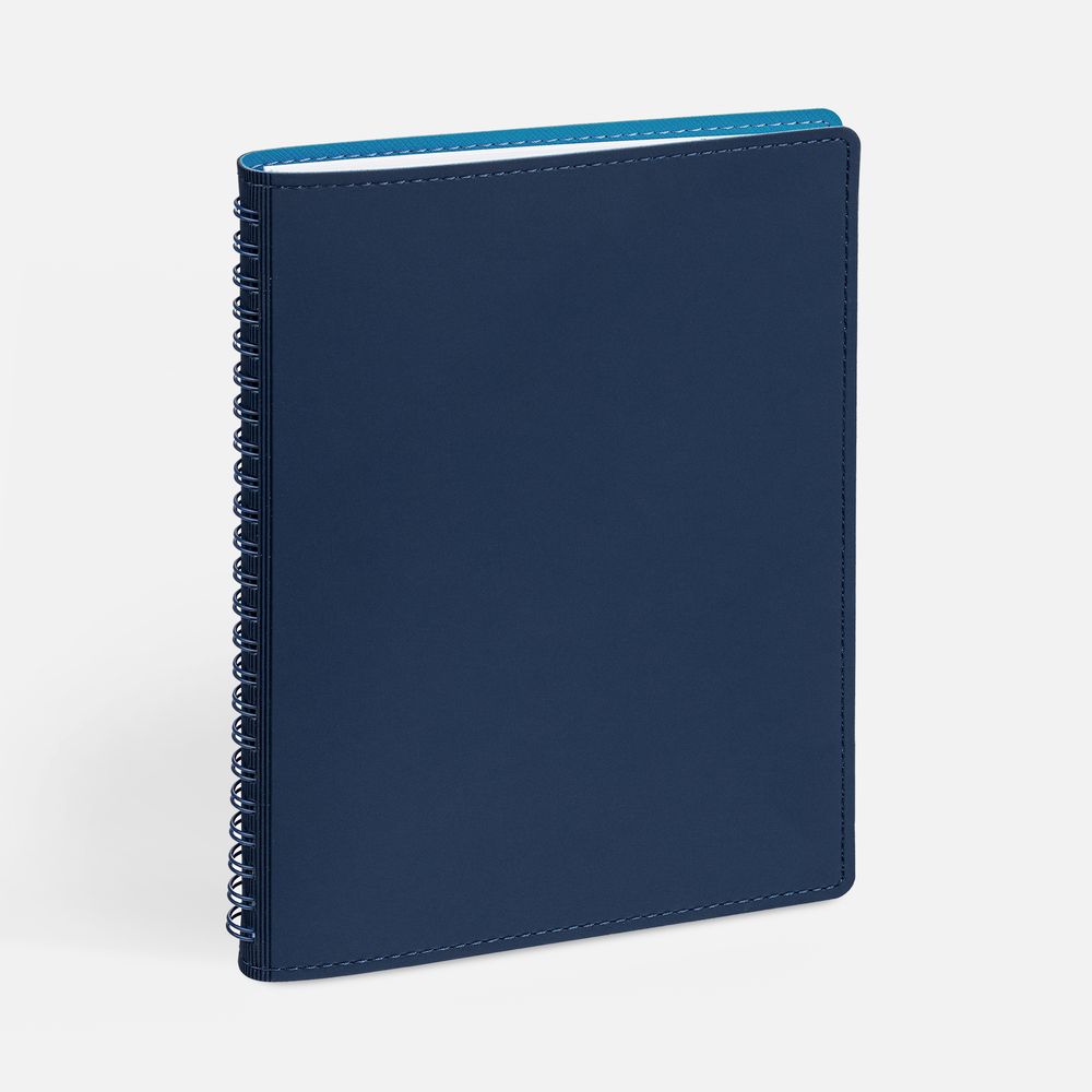 Ежедневник Spring Shall, недатированный, синий-0
