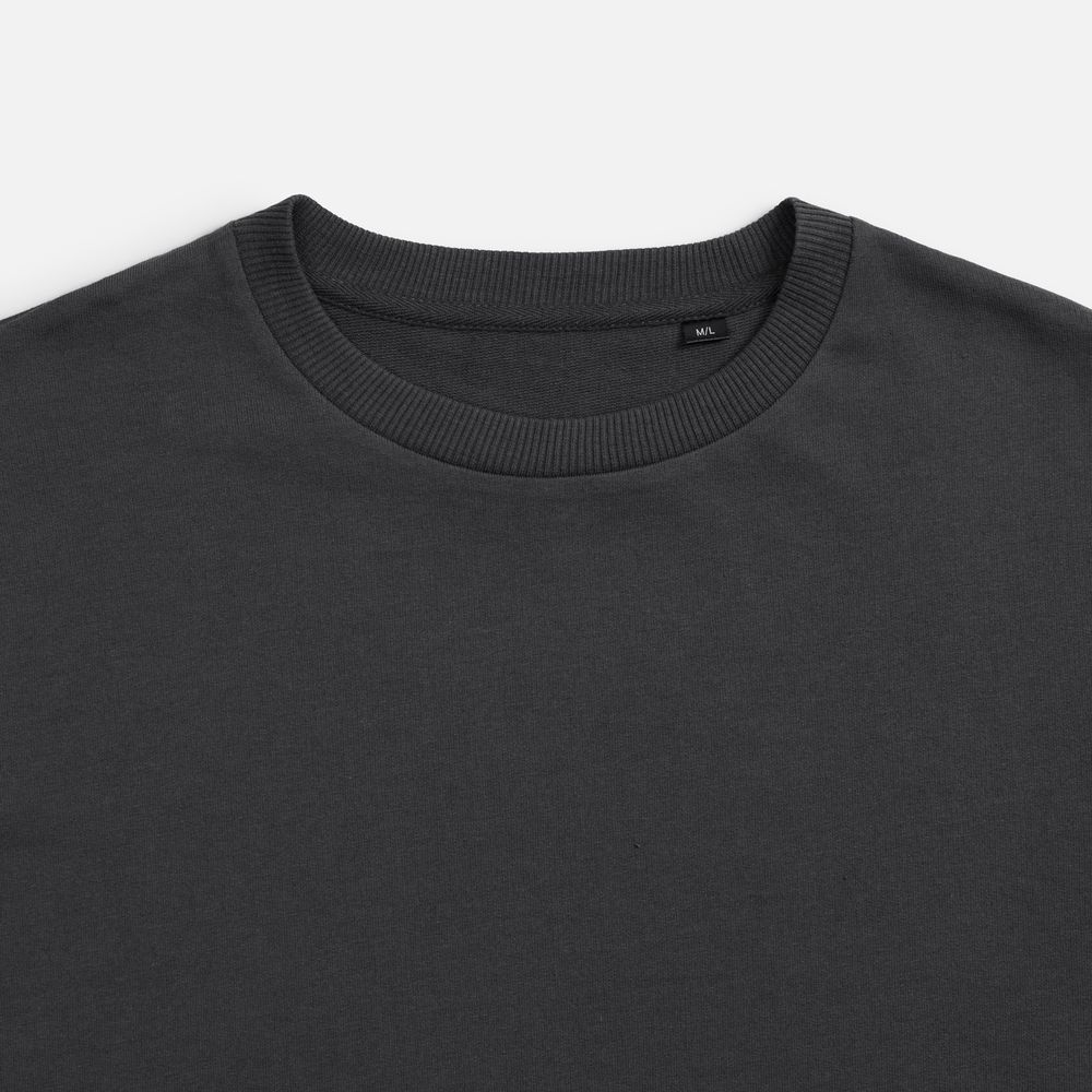 Футболка унисекс Durington, темно-серая (графит)-3