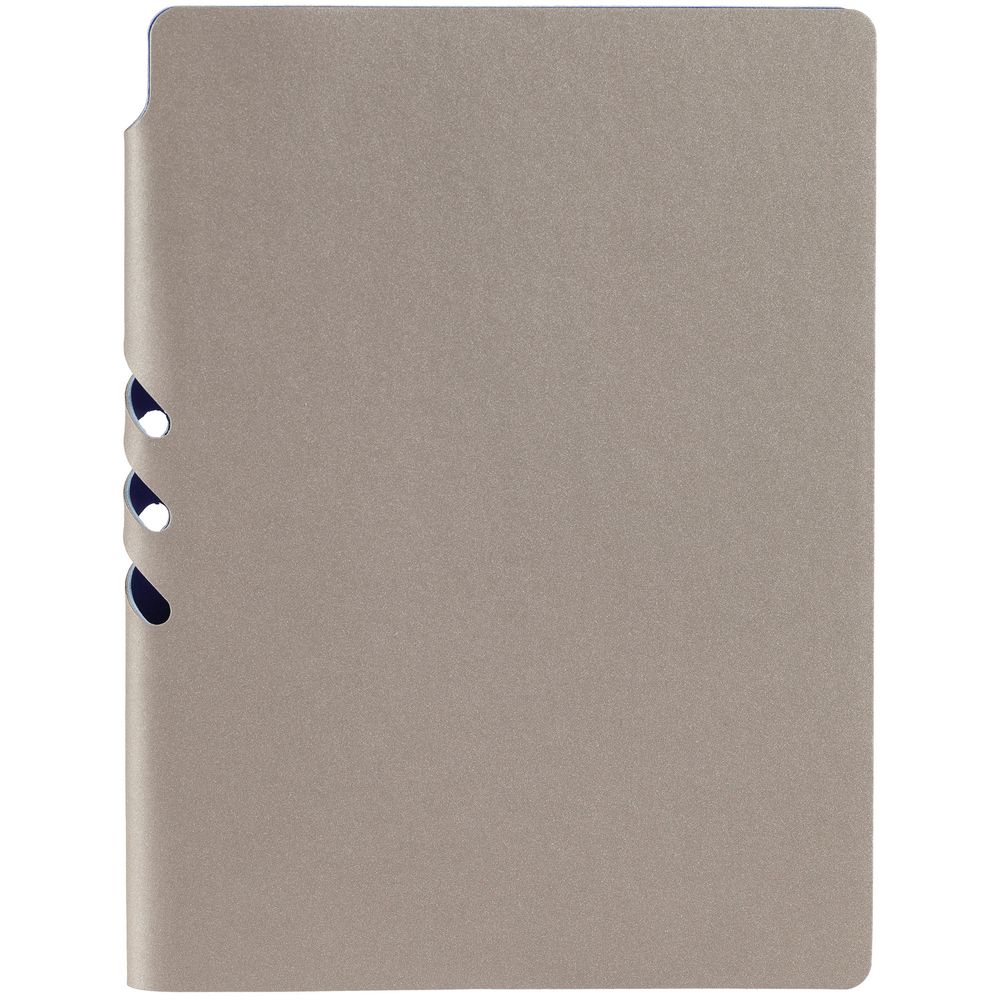 Ежедневник Flexpen, недатированный, серебристо-синий-2