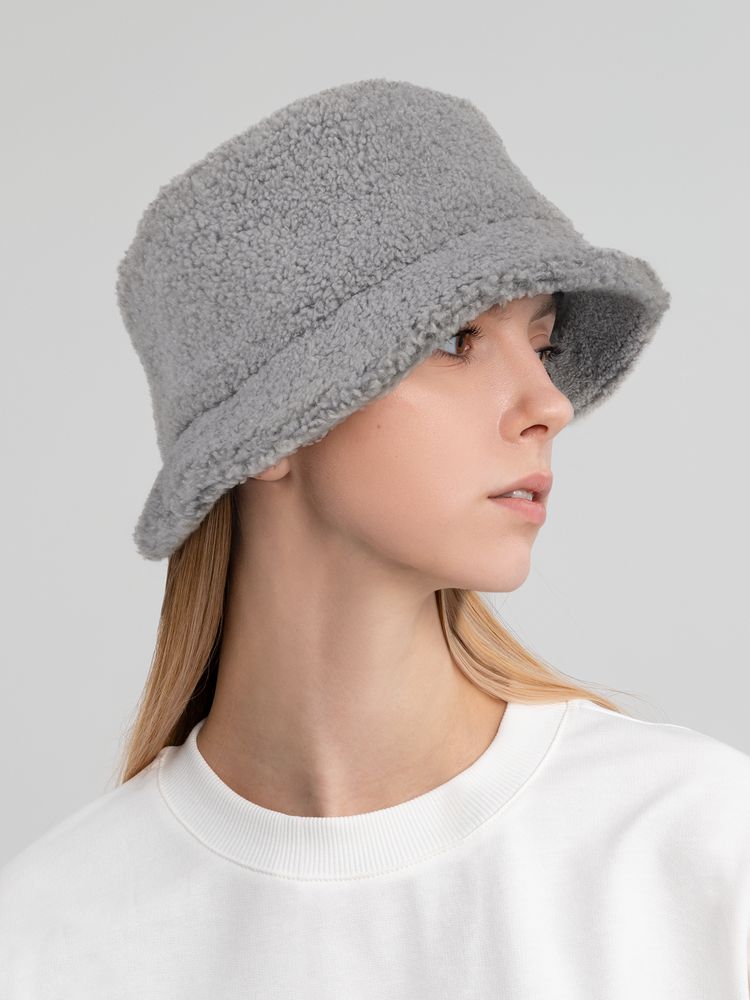 Панама Oblako, утепленная, серая-4