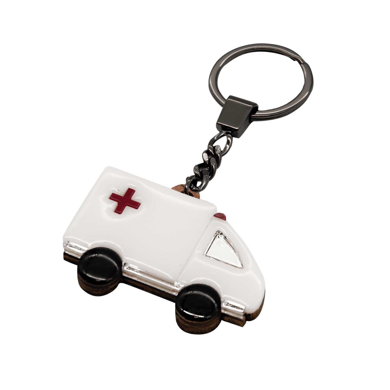 Брелок-обвес Скорая помощь (белый с синим)-2