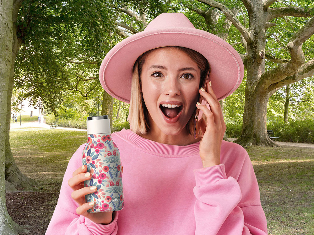 Термос URBAN, цветочный-2