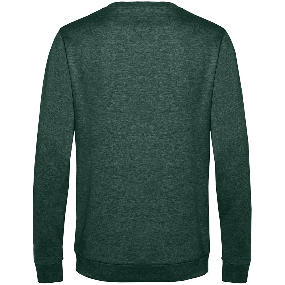 Свитшот унисекс Set In, темно-зеленый меланж-2