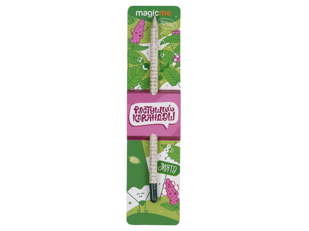 Растущий карандаш с семенами мяты-3