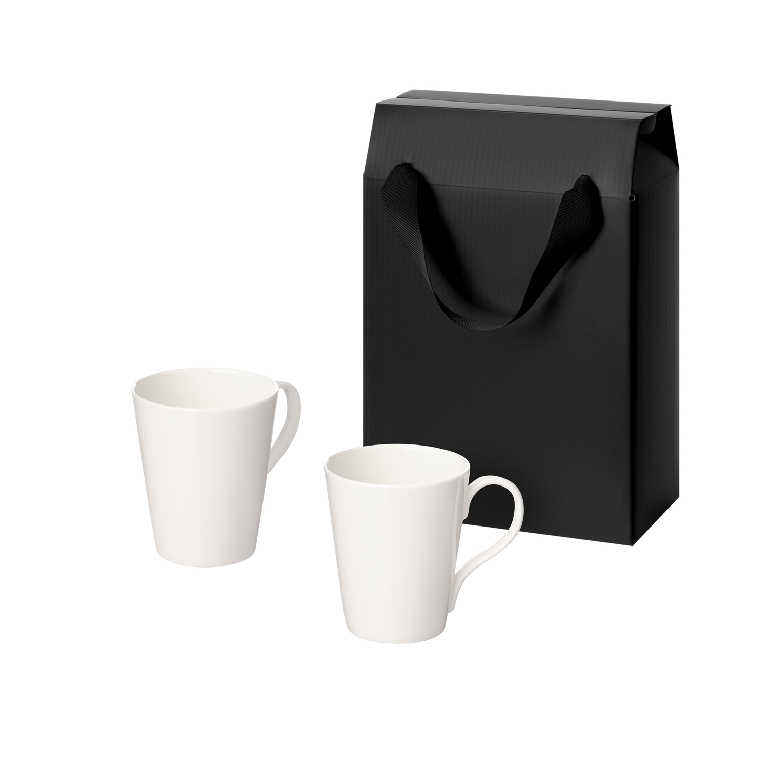 Подарочный набор Веста (Vesta) в коробке-пакете (две фарфоровых кружки)-0