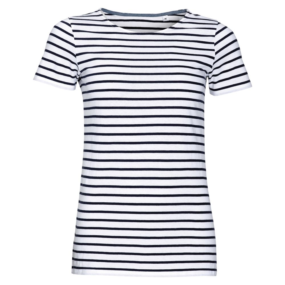 Футболка Miles Women белая с темно-синим-1