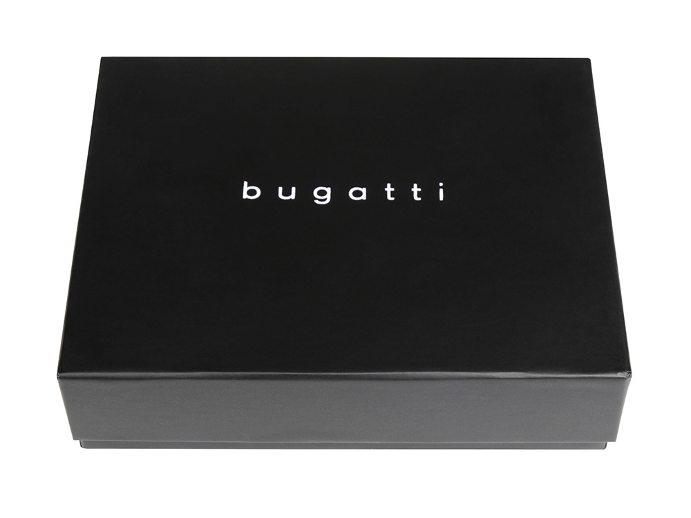 Портмоне BUGATTI ЧЕРНАЯ МАГИЯ | BLACK MAGIC, с защитой данных RFID, черное, натуральная кожа козы, 9х1х10 см-5