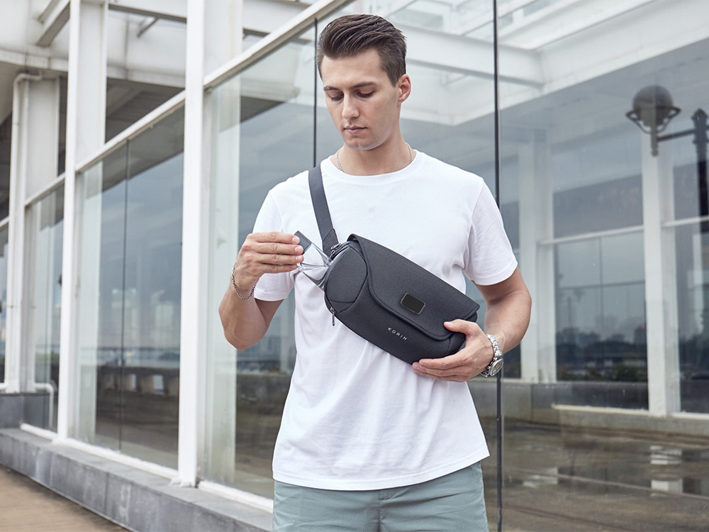 Антикражная сумка на пояс Clickpack, черный-20