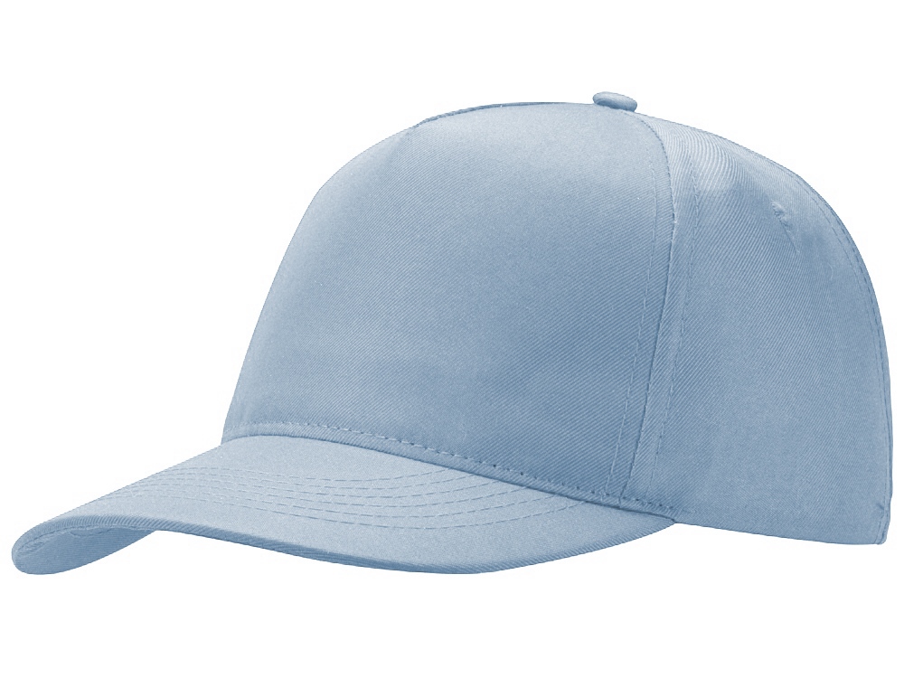 Бейсболка Poly 5-ти панельная 120гр, небесно-голубой-3