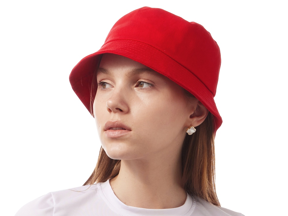 Панама Manila, унисекс, красный-2