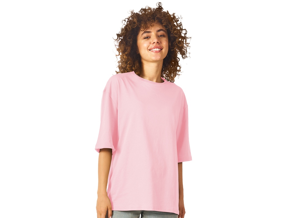 Футболка оверсайз Liyon унисекс, розовый-2