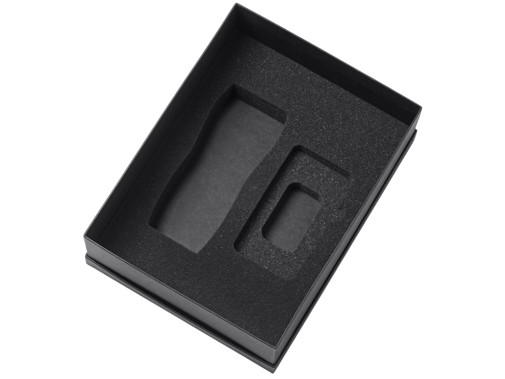 Подарочный набор c вакуумной термокружкой и повербанком С2, фиолетовый-2