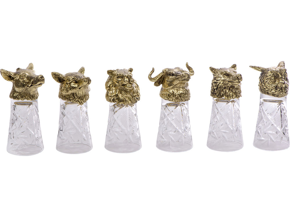 Подарочный набор Русская охота, темно-коричневый/молочный-3