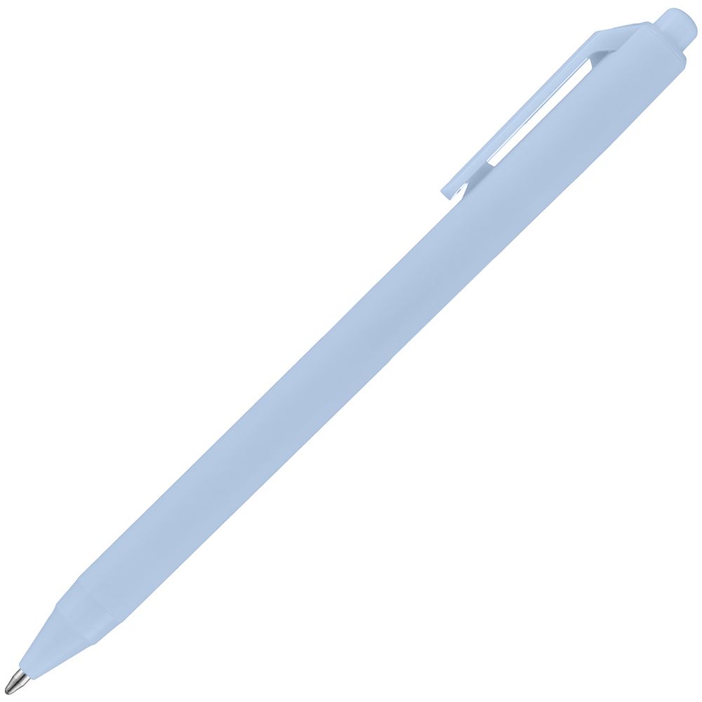Ручка шариковая Cursive Soft Touch, голубая-2