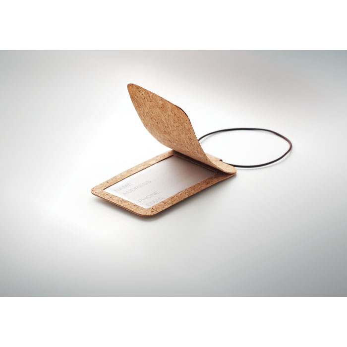 Бирка багажная, бежевый-2