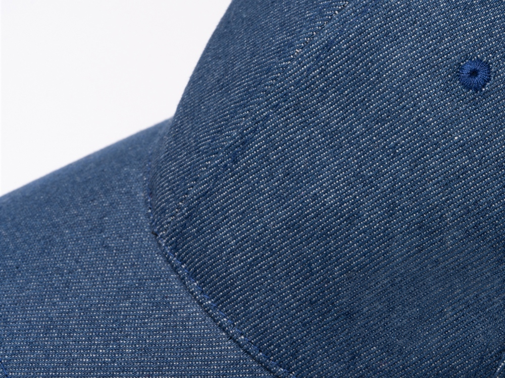 Бейсболка 6 панельная ISBUD из переработанной джинсовой ткани-2
