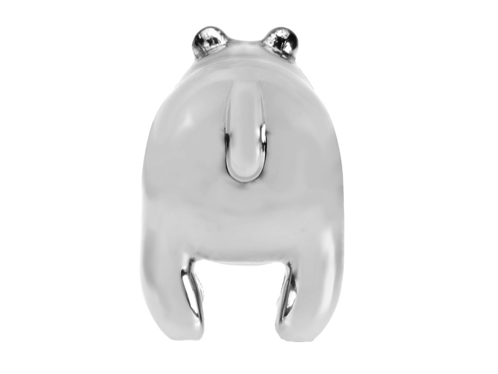 Часы Медведь, серебристый-5