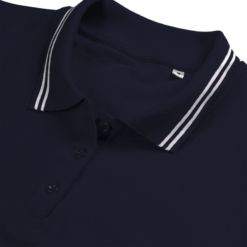Рубашка поло женская Virma Stripes Lady, темно-синяя-3