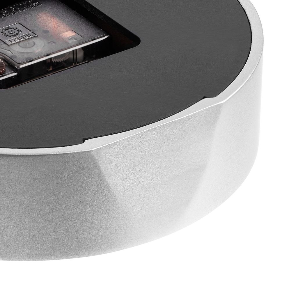 Часы настольные Bronco XXS Sparky, серебристые-3