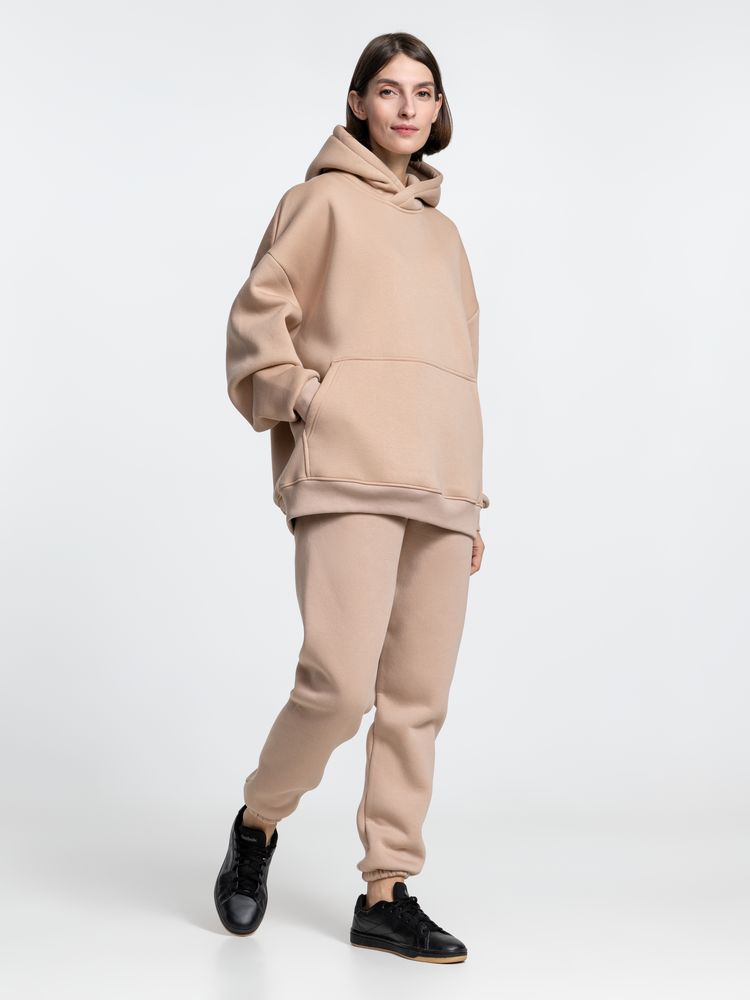 Худи Kulonga Oversize, бежевое-5