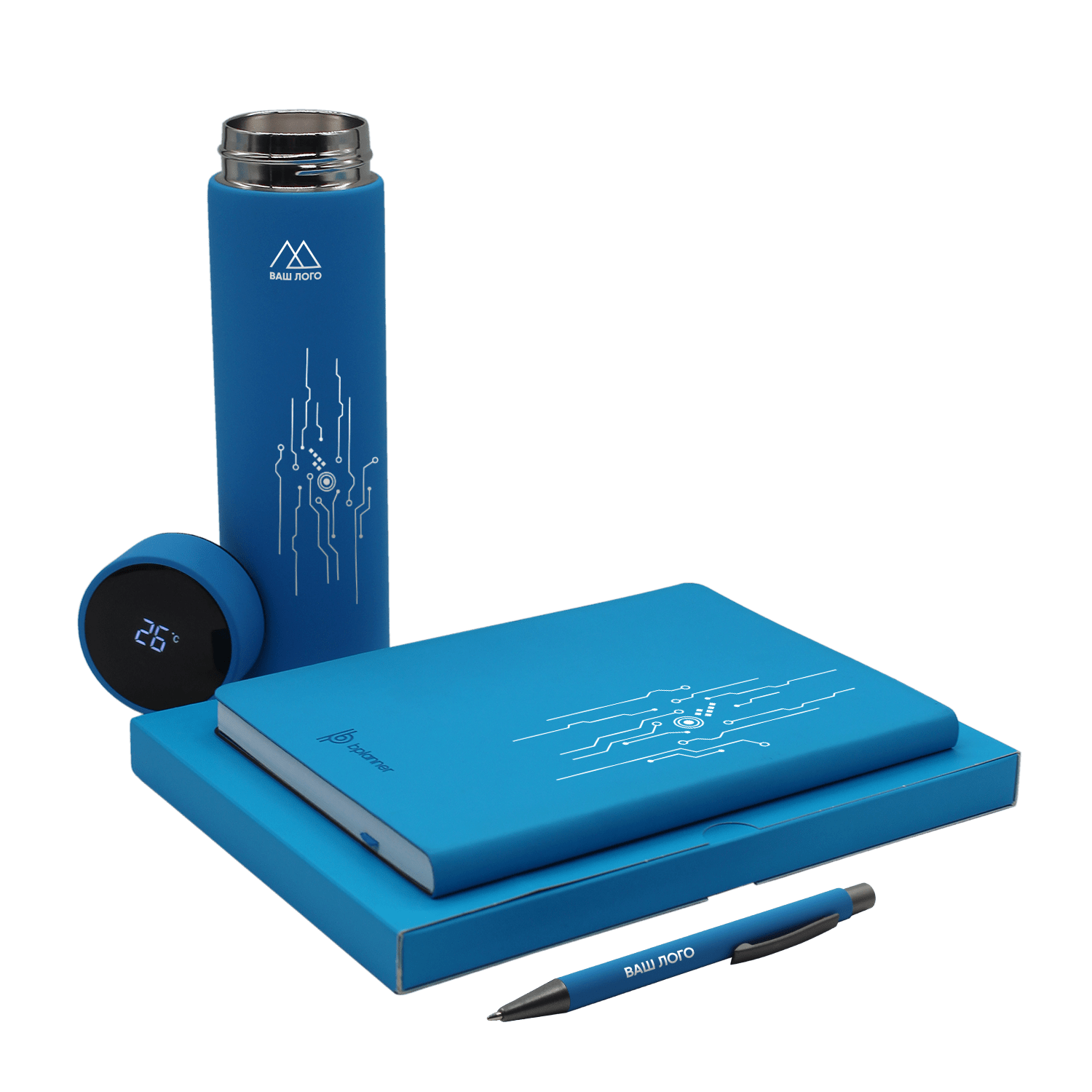 Набор Bplanner street (неокрашенный с голубым)-4