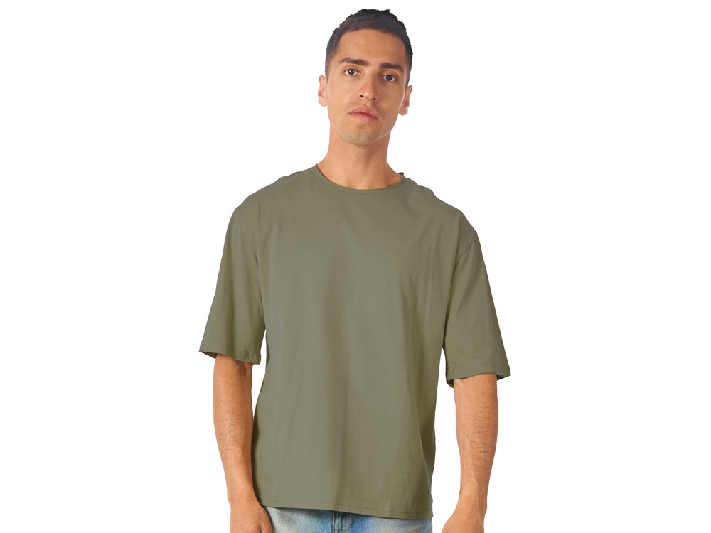 Футболка оверсайз Liyon унисекс, хаки-1