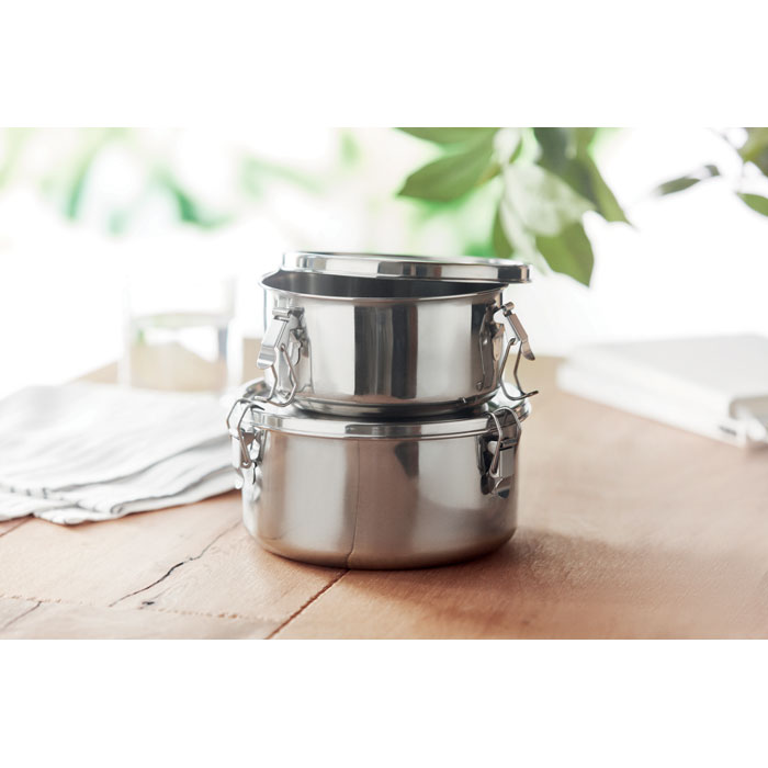 Набор контейнеров, тускло-серебряный-1