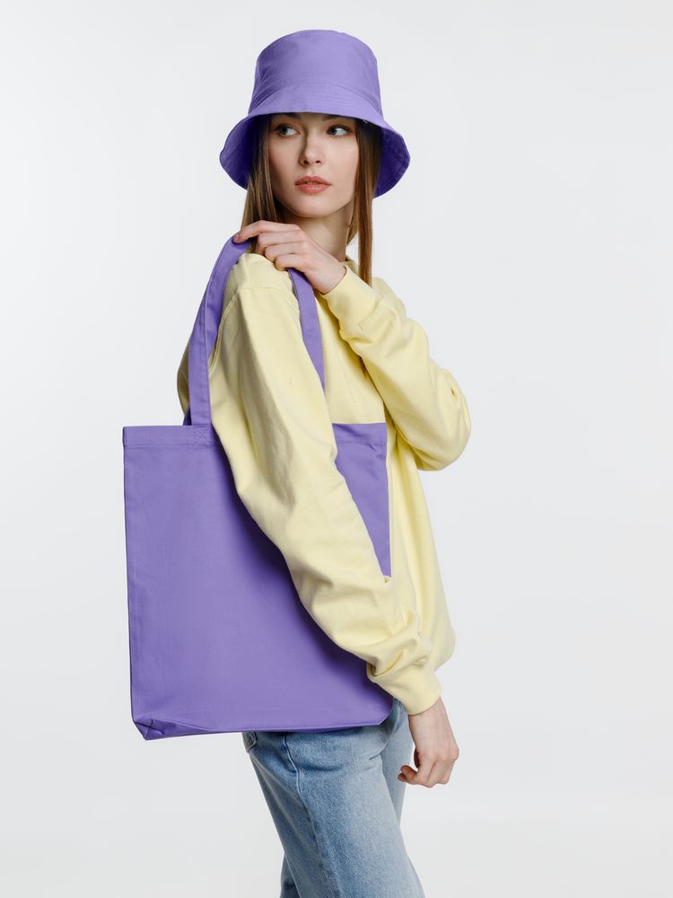 Холщовая сумка Avoska, сиреневая (орхидея)-4