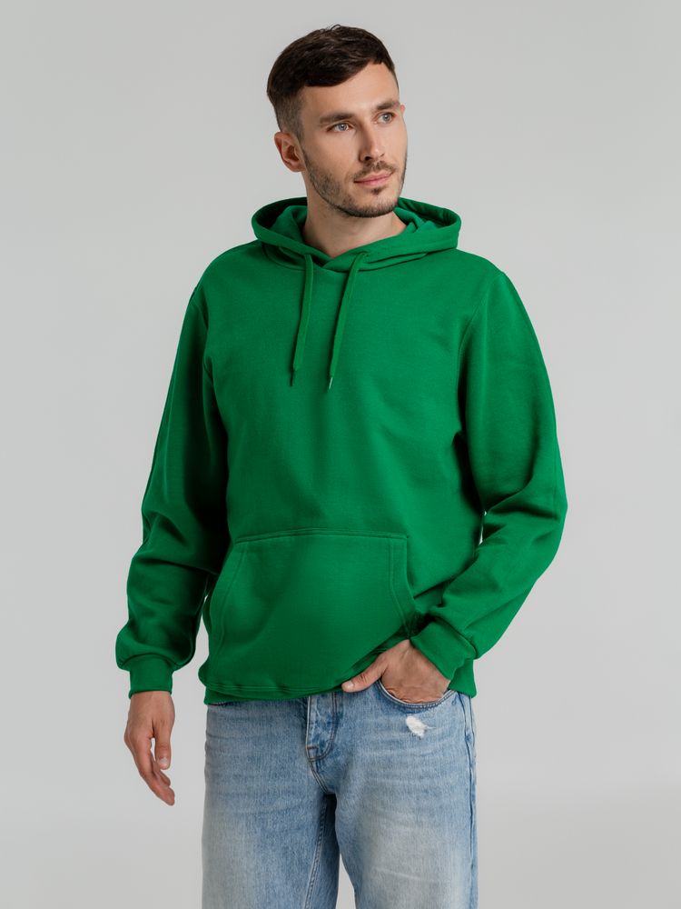 Толстовка с капюшоном Snake II ярко-зеленая-3