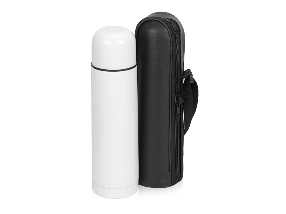Термос Ямал с чехлом, 500мл, белый-0