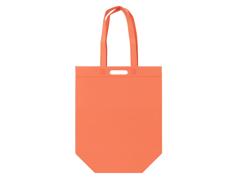 Сумка для покупок из спанбонда Ambit, 380*120*400 с ручкой 550/30 мм, оранжевый-1
