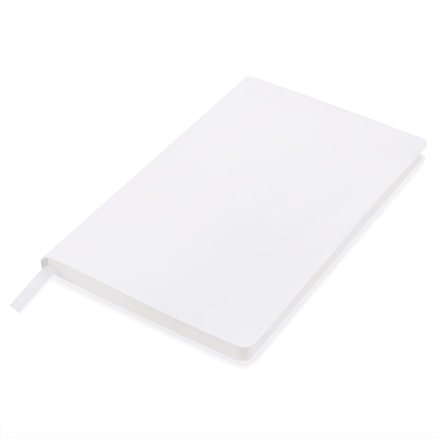 Бизнес-блокнот FUNKY SNOW, формат А5, блок в точку, белый, синий-3