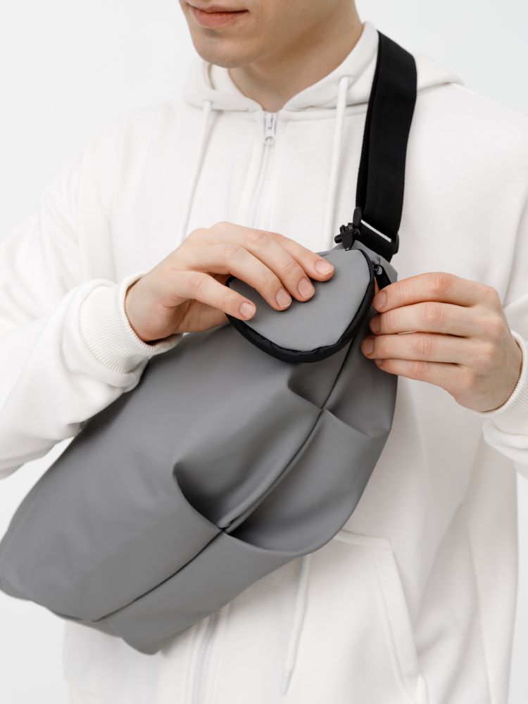 Сумка через плечо Altro, серая-4